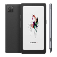 BOOX 小彩马P6Pro 6.13英寸彩色墨水屏电子书阅读器彩墨屏电纸书 智能护眼类手机尺寸 无极黑 128GB 标准版