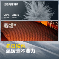 波司登（BOSIDENG）25年新款羽绒服情侣同款宽松中长款时尚百搭学生穿搭冬季外套 云朵白8211卡码拍大 S 160/84A 体重约110-125斤