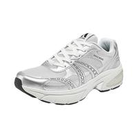 斯凯奇（Skechers）成毅同款月影鞋复古慢跑鞋厚底休闲鞋男183216 银色/SIL 46