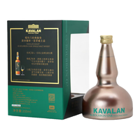 噶瑪蘭KAVALAN 金车 台湾原瓶单一麦芽威士忌 噶玛兰波本桶蒸馏瓶型酒 200ml