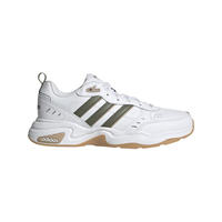 adidas阿迪达斯官方轻运动STRUTTER男子舒适跑步复古老爹鞋小白鞋 白/橄榄绿/棕 44(270mm)
