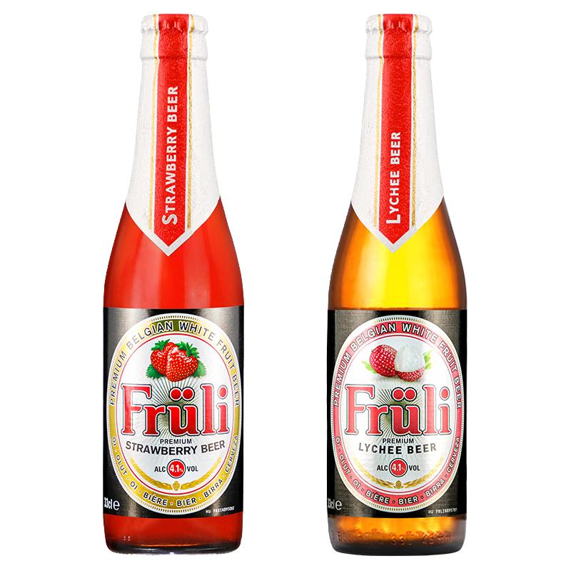  Fruli/芙力 比利时 果味啤酒  瓶装 330ml 1瓶