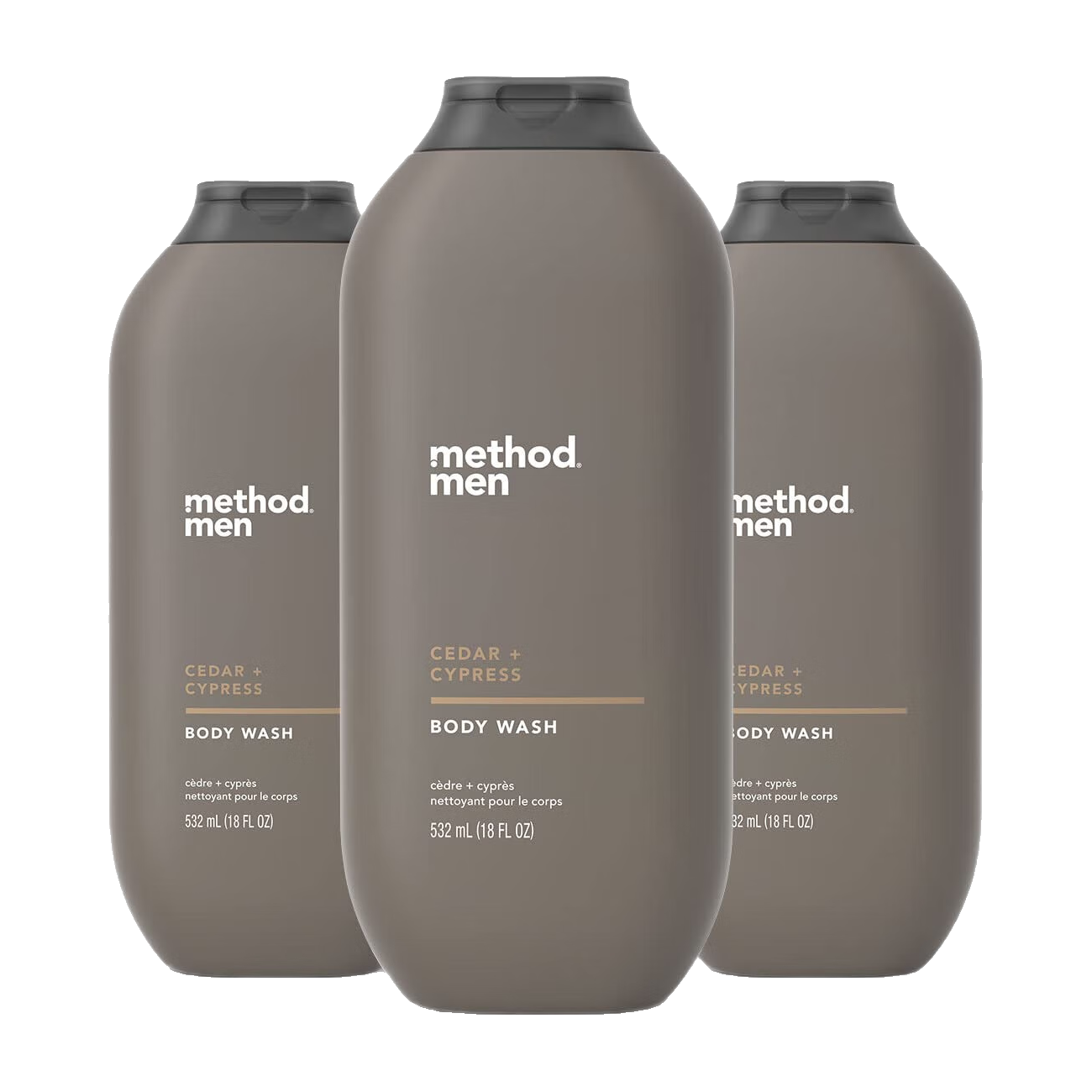 method 男士雪松柏树香型沐浴露 532ml*3