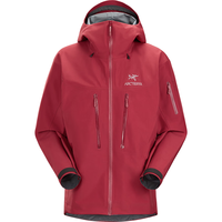始祖鸟(ARC'TERYX)ALPHA SV JACKET GORE-TEX 男款夹克冲锋衣 波尔多红 M 红色
