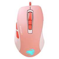 ROCCAT 冰豹 魔幻豹系列 Kone Pure Ultra 轻量版 有线鼠标 16000DPI RGB 粉色