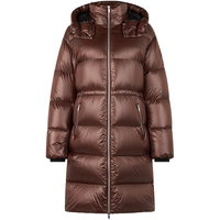 Moose Knuckles  JUNIPER PARKA 女士保暖小剪刀羽绒服外套 咖啡色 L