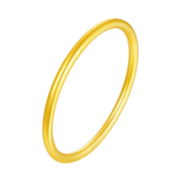 戴时光 福运圆满光圈车花开口银铸金如意手镯系列