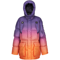 Moose Knuckles联名款双面穿派克鹅绒小剪刀羽绒服男 黑色/橘色/紫色 L