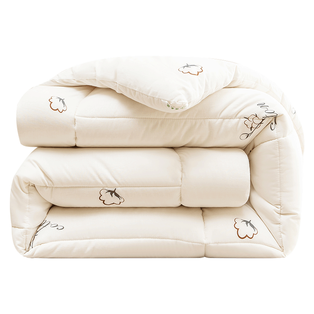 睡眠英雄 SleepHero 32支里外全棉A类抑菌 春秋被 加厚保暖蓬松柔软单人被子3斤150*200cm