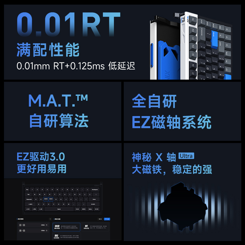 IQUNIX EZ75 磁玉轴Pro 磁轴键盘