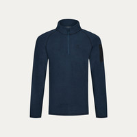 Haglöfs火柴棍Micro fleece 1/2 zip户外男女款保暖抓绒衣上衣 男款-拉普蓝