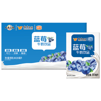 风行牛奶蓝莓风味牛奶饮品 200ml*24盒 风味牛奶量贩装 礼盒装 【大包装】蓝莓牛奶24盒