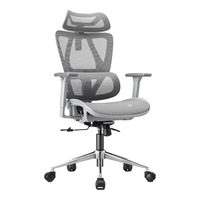 永艺 沃克ultra人体工学电脑椅电竞午休可躺人工力学久坐舒适学习办公 max灰色无搁脚