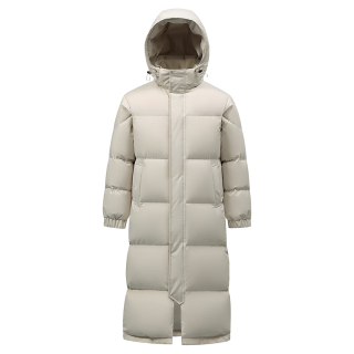 PLUS会员：雪中飞 极寒系列 连帽长款羽绒服