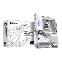 GIGABYTE技嘉英特尔15代ultra9 U9 285K/KF搭Z890主板冰雕白色主板CPU套装搭英特尔15代酷睿处理器 Z890 AORUS PRO ICE丨电竞冰雕 【板U套装】U9 285K