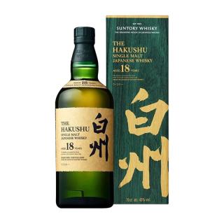 白州（Hakushu）行货 Hakushu Suntory 三得利白州日本威士忌洋酒日威 白州18年 700mL 1瓶