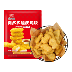 凤祥食品 优形肉多多脆皮鸡块2斤 (500g*2) 炸鸡半成品鸡胸肉儿童空气炸锅