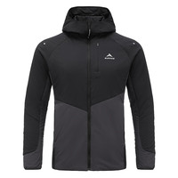 SURPINE 25秋冬凌云系列G轻量保暖防泼水连帽棉服外套男 XL 碳石灰