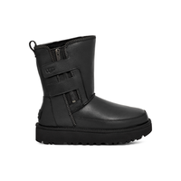 UGG 冬季男女同款时尚厚底拉链休闲经典短靴机车靴1164710黑色