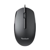 优派(ViewSonic)MU215 中手 有线连接 办公鼠标 磨砂手感 人体工学 黑色 MU215【有线办公鼠标】黑色 有线