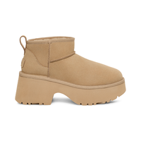 UGG 时尚舒适高跟靴穆勒鞋 115831芥菜籽色