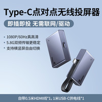 绿联无线投屏器手机连电视2025新款转换传输收发同屏电脑高清显示