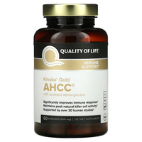 Quality of LifeAHCC担子菌纲菌丝体素食胶囊 化疗辅助作用免疫支援独特α-葡聚糖 500毫克