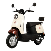 宝岛电动摩托车星辰60V20AH铅酸长续航电动车代步踏板电瓶车外卖电摩象牙白