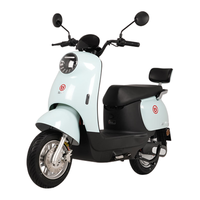 宝岛电动摩托车星辰60V20AH铅酸长续航电动车代步踏板电瓶车外卖电摩马卡龙浅蓝