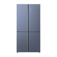 TCL 格物系列 R551P10-SS 风冷十字对开门冰箱 551L 晶釉蓝