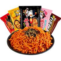 三养130g*5袋韩国泡面粉色芝士奶油火鸡面 三养方便面 超辣干拌面 奶油火鸡面*5包