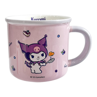 叮旦三丽鸥儿童水杯2025库洛米高颜值家用大容量陶瓷马克杯咖啡杯 帕恰狗杯子-300ml