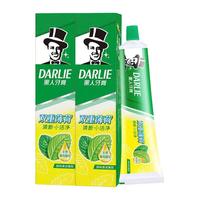  DARLIE/好来 清新口气 牙膏套装+牙线  双重薄荷 90g*2支