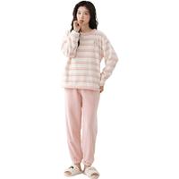 【锁温蓄热 超柔法兰绒】2024睡衣女秋冬款家居服套装女