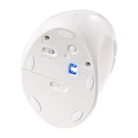  SANWA SUPPLY/山业 人体工学垂直竖握 蓝牙鼠标  白色