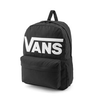 VANS范斯 男女背包双肩包黑色经典LOGO大容量书包 黑色 均码
