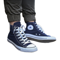 匡威(Converse)男鞋女鞋秋冬季新款情侣鞋时尚经典百搭舒适常青帆布鞋运动休闲鞋 102307 蓝色鞋码偏大拍小一码