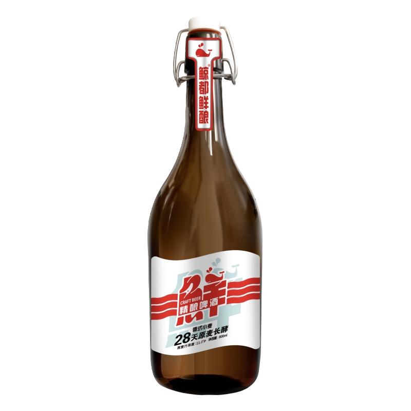  鲸都鲜酿 锁鲜装 精酿啤酒  1x6x800ml 包装 800ml
