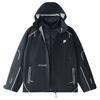 FILA 男装FUSION系列男式棉衣男士保暖宽松连帽长袖棉服两件套