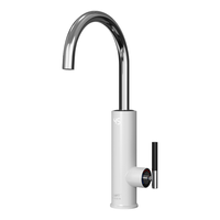 飞羽 电热水龙头 即热式厨房快速加热水龙头速热小厨宝电热水器 KM130-不锈钢曜石黑（高温/免费安装）