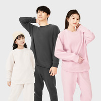 制者 远红外速热超棉柔5A抗菌家居服套装(男女童全家)
