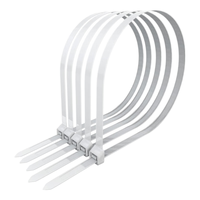 卡夫威尔自锁式尼龙扎带 电脑主机装机园艺 理线束线捆绑 扎带固定收紧器 白色【2.5X100mm】100支OT3057