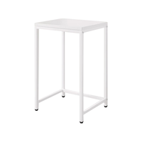 卓博茶几客厅边几角几茶桌床边桌子置物架扫地机器人架子CJ35白色矮桌 边桌置物架50*40*53cm-白色