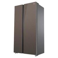 Midea 美的 BCD-543WKGPZM 单循环 风冷对开门冰箱 543L 布朗棕