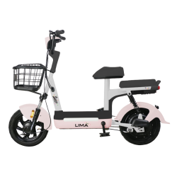 立马电动车 小糖心电动自行车铅酸电池48V12Ah上班代步新国标电瓶车欢乐豆小锦鲤  缪缪粉