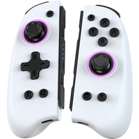 良值(IINE)适用switch/OLED JoyCon无线手柄 蓝牙唤醒左右分体手柄 支持塞尔达王国之泪游戏 NS配件 白色-L615