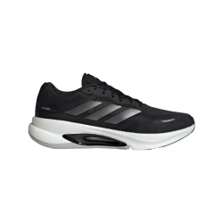 adidas 缓震回弹 男士跑鞋  黑色/金属银/白色 通用 43