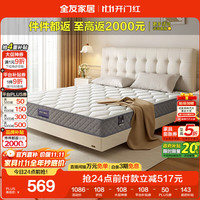 全友 105171 天然椰棕弹簧床垫 1.8米