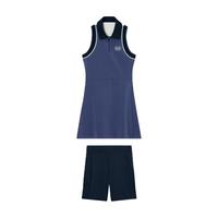 EMPORIO ARMANI/阿玛尼EA7/秋冬女士无袖翻领配打底连衣裙