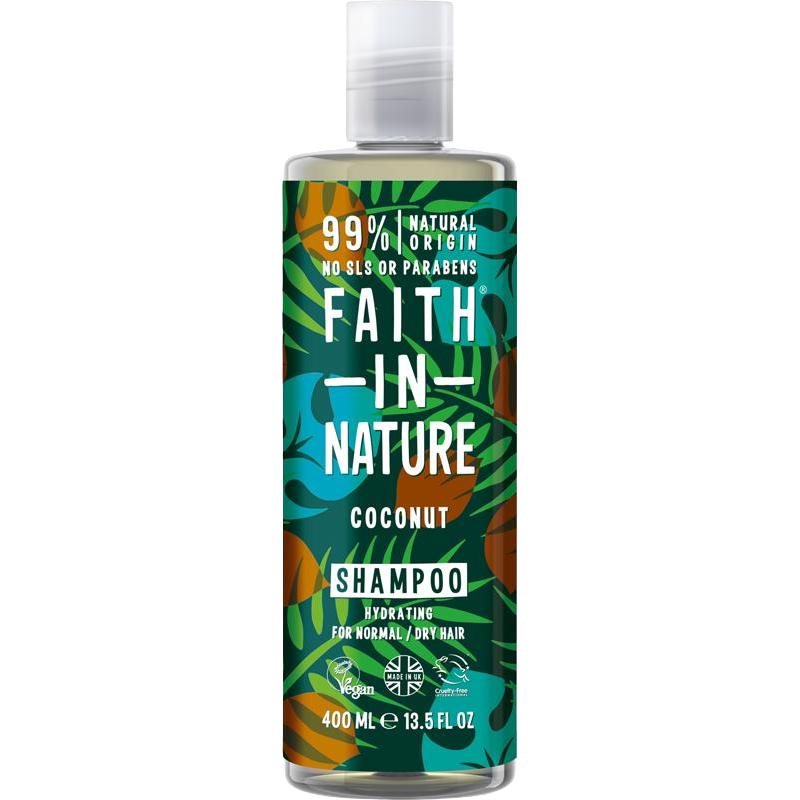 Faith In Nature 最爱椰香！99%天然萃取！自然椰子洗发水 400ml